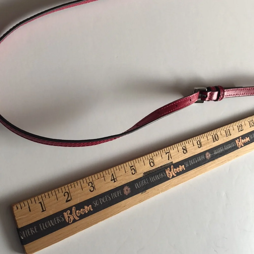 Michael Kors Jet Set Crossbody Raspberry Pink Red Leather MK Crossbo
